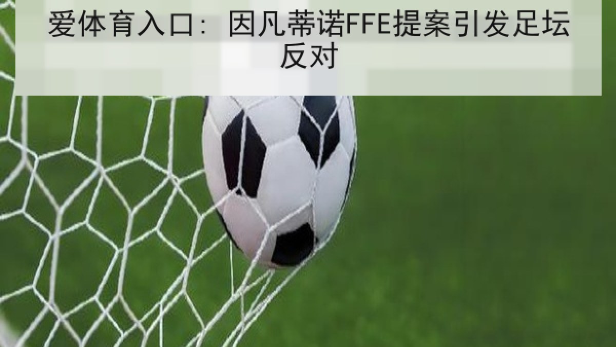 爱体育入口: 因凡蒂诺FFE提案引发足坛反对